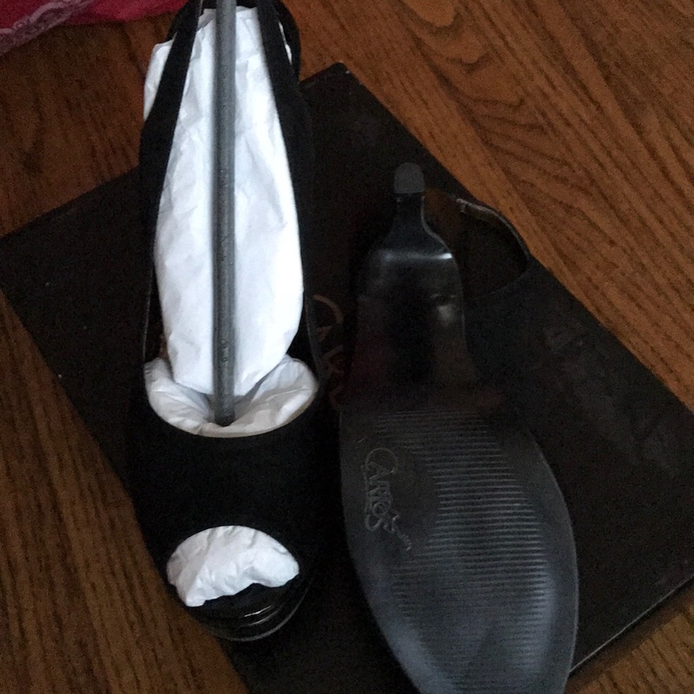 Carlos Santana Peep Toe Plat Heels - NWT - Picture 4 of 4